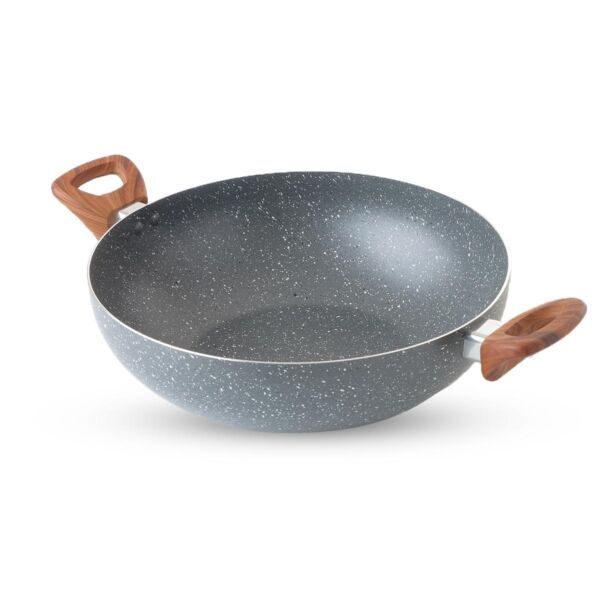 مقلاة جرانيت 30 سم - رصاصي