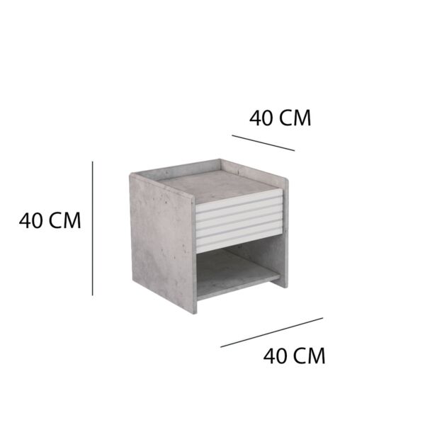 كومدينو درج ورف يالدن - رمادي