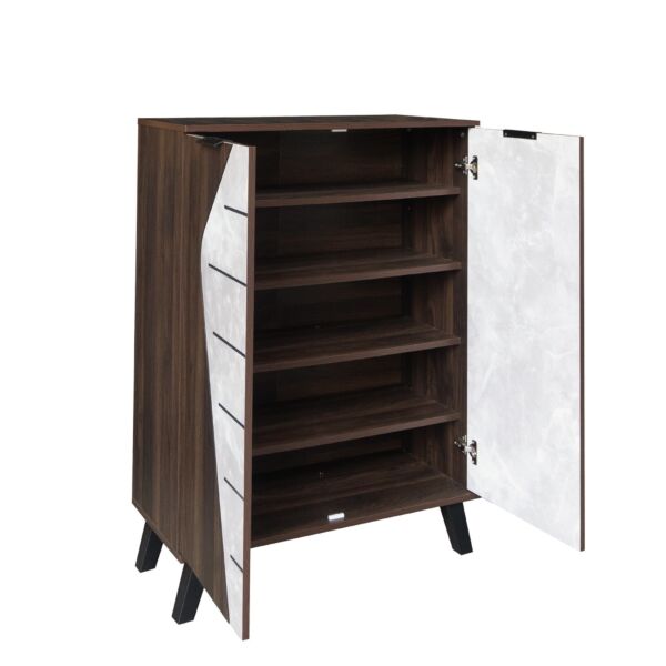 خزانة أحذية بابين مارل - بني ومتعدد الالوان