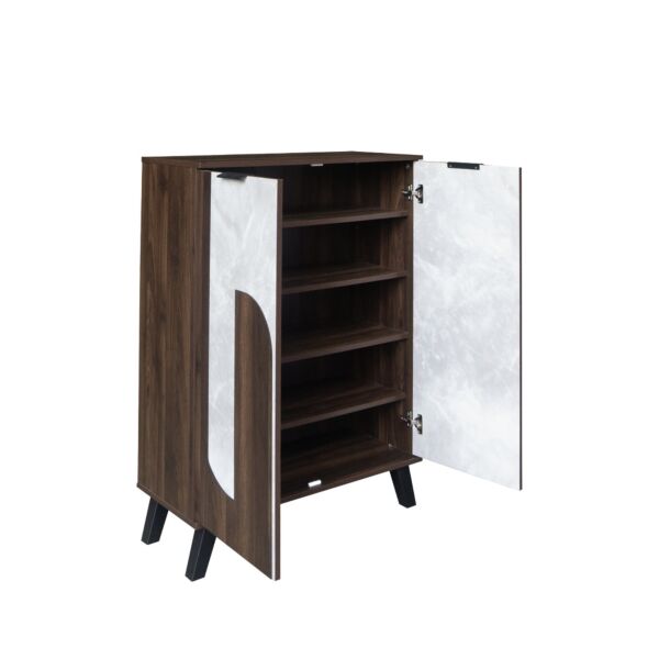 خزانة أحذية بابين فولتا - بني ورمادي