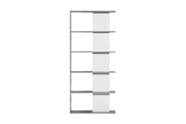 وحدة تخزين رفوف جانبية ريجاي رمادي وابيض