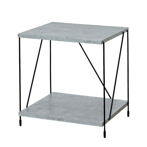 طقم طاولات انتوني 5 قطع خشب ماليزي متعددة الإستخدام رمادي 