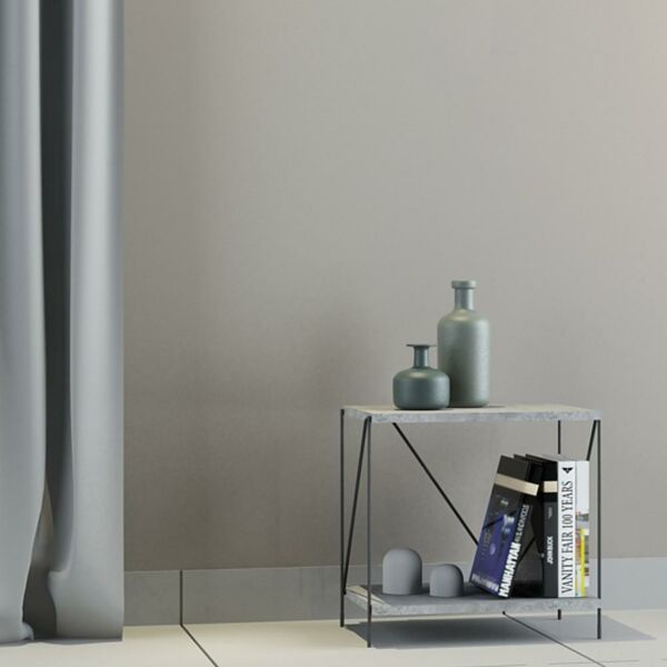 وحدة رفوف اندريا خشب ماليزي دورين متعددة الإستخدام رمادي 