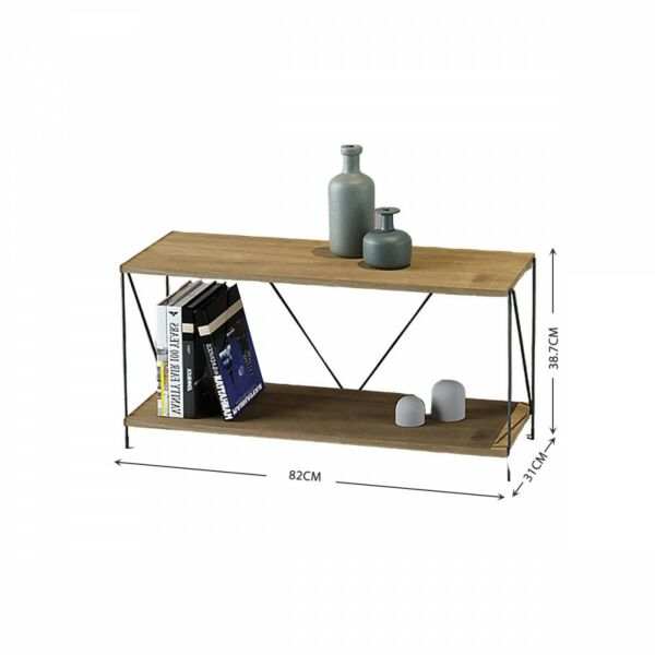 وحدة رفوف تاتوم خشب ماليزي دورين متعددة الإستخدام خشبي 