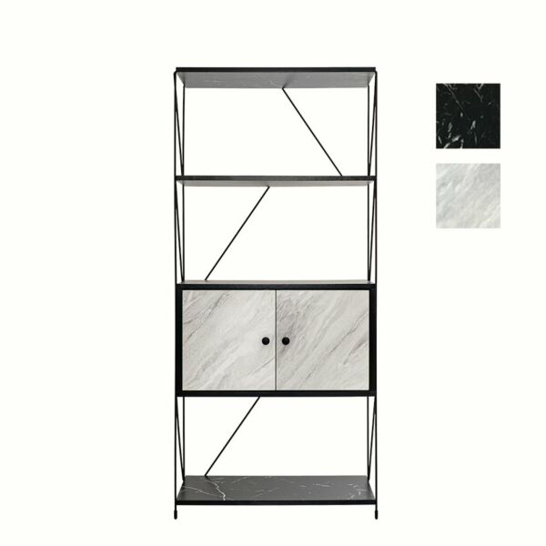 رفوف تنظيم مودرن - ابيض واسود