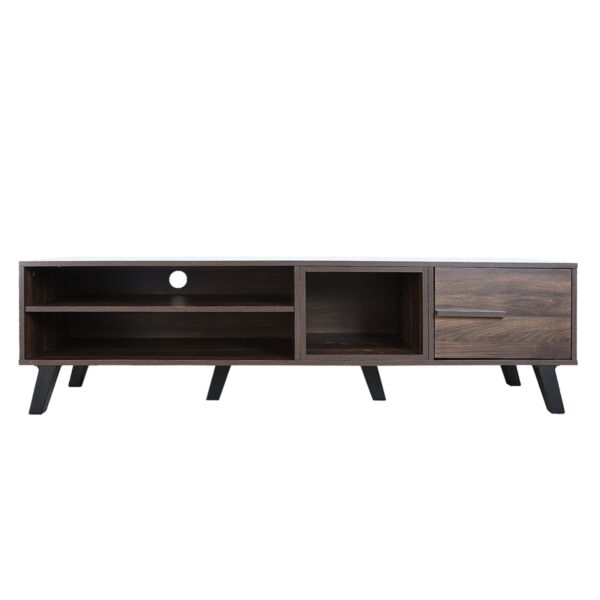 طاولة تلفاز خشب ماليزي إيفز - بني