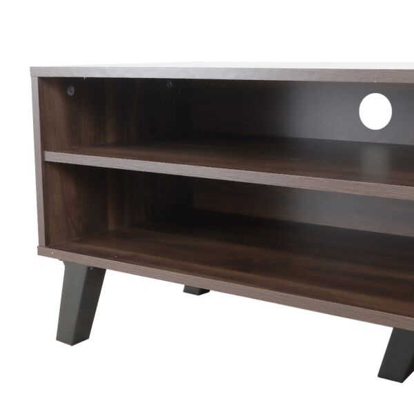 طاولة تلفاز خشب ماليزي إيفز - بني