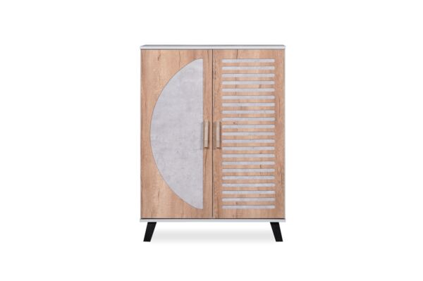 خزانة أحذية بابين ماجيستي - بيج ورمادي