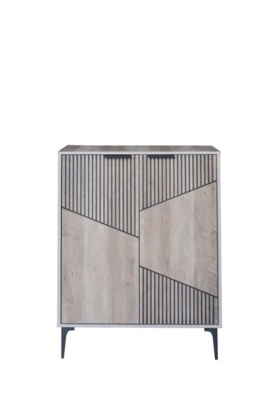 خزانة أحذية بابين خشب ماليزي روما - خشبي