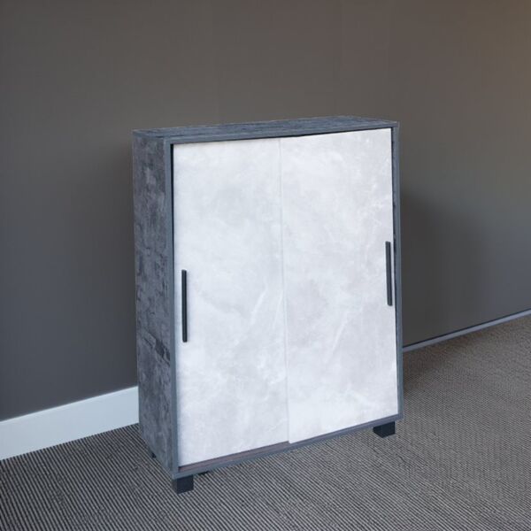 خزانة أحذية بابين سحاب خشب ماليزي اكسبشن