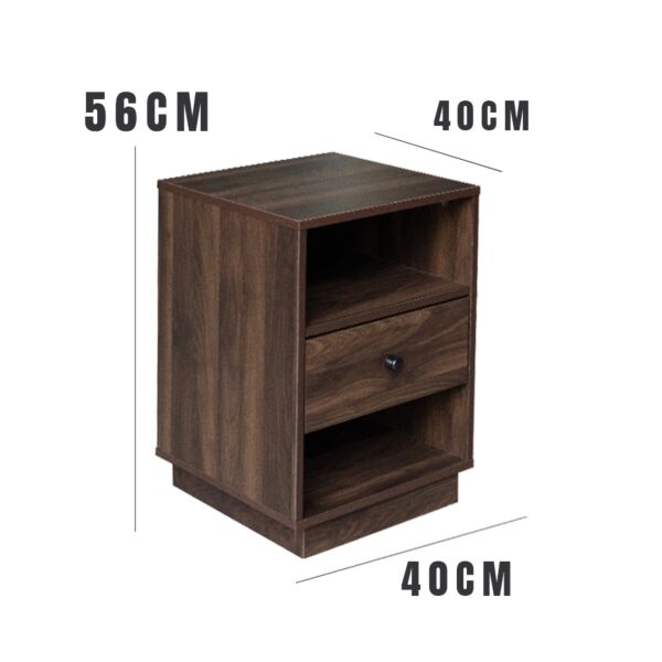 كومودينو درج ورفين روزيت - بني غامق