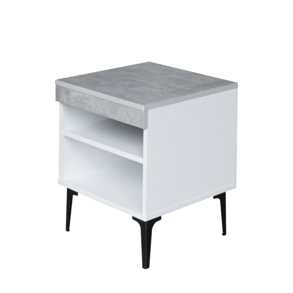 كومودينو رفين رايون - أبيض ورمادي