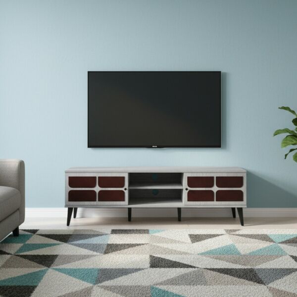 طاولة تلفزيون ميلانو 160سم - بيج