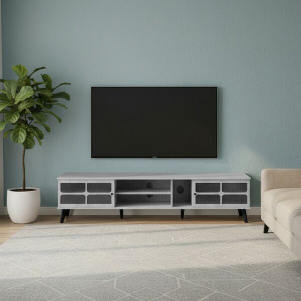 طاولة تلفزيون ميلانو 200 سم - بيج