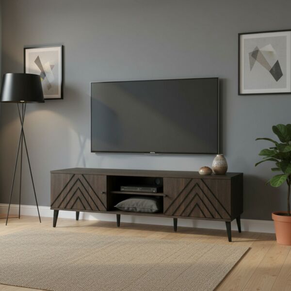 طاولة تلفزيون بورتو مودرن 180 سم - بيج