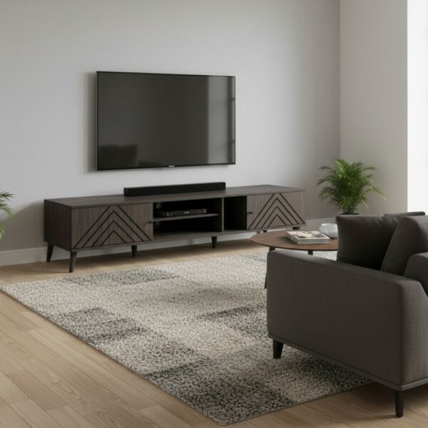 طاولة تلفزيون بورتو 200 سم - بيج