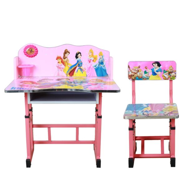 طقم مكتب وكرسي قابل للتعديل الاميرات - متعدد الألوان