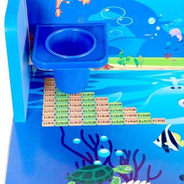 طقم مكتب وكرسي قابل للتعديل ريمبو فيش - أزرق