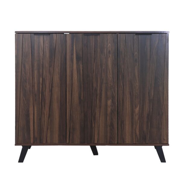 خزانة أحذية 3 أبواب روكستا - بني