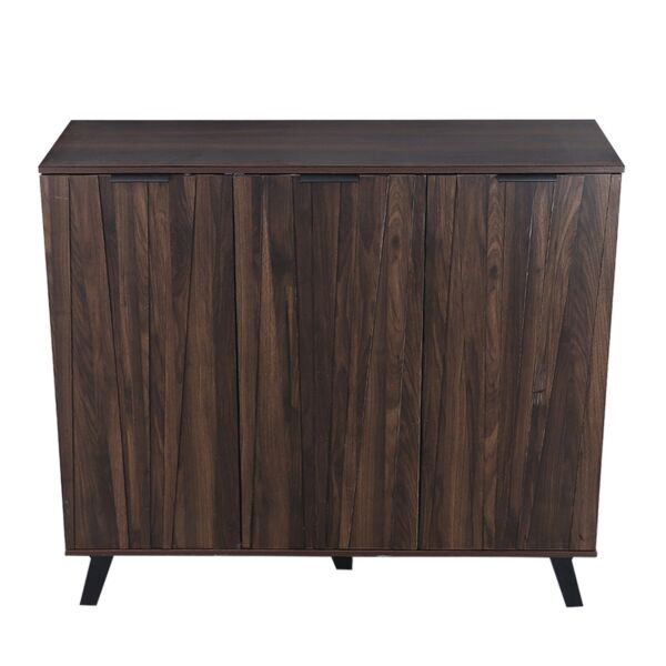 خزانة أحذية 3 أبواب روكستا - بني