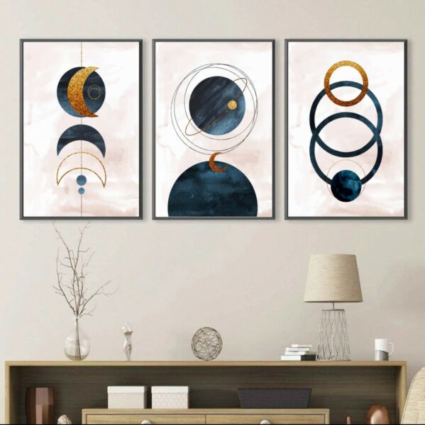 طقم من 3 لوحات مودرن لارين