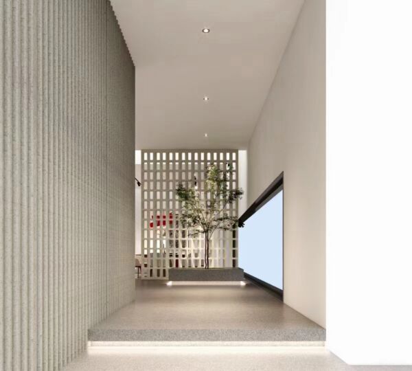 ديكور جداري بولي يوريثان كايلا - رمادي