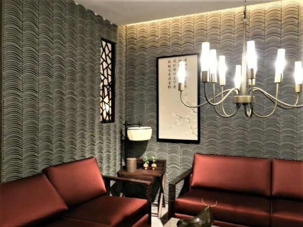 ديكور جداري بولي يوريثان البرت - رمادي