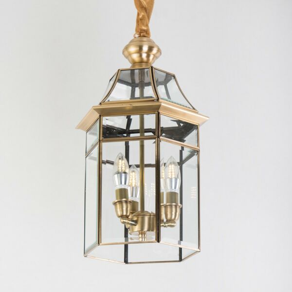 اضاءة معلقة دبلين مقاس كبير نحاسي