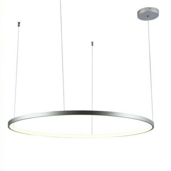 اضاءة معلقة LED دائري - فضي