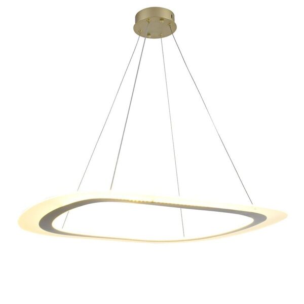 إضاءة معلقة ذكية بيضاوية - ذهبي