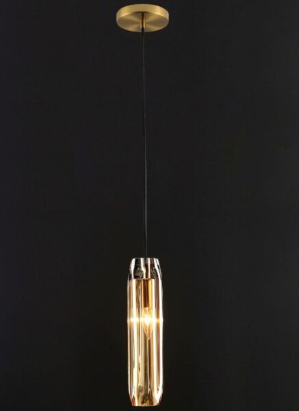 إنارة جدارية وإنارة معلقة كرستال عسلي راقي