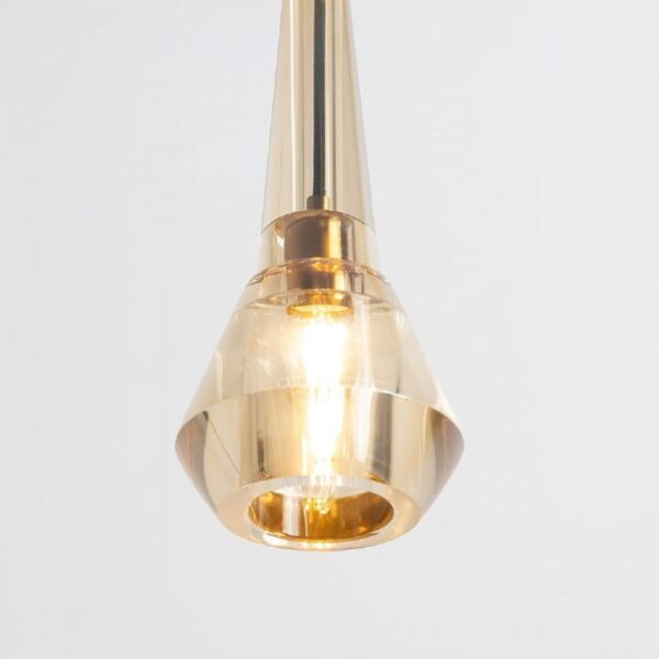 إنارة معلقة وجدراية كريستال أليسون عسلي