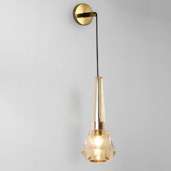 إنارة معلقة وجدراية كريستال أليسون عسلي