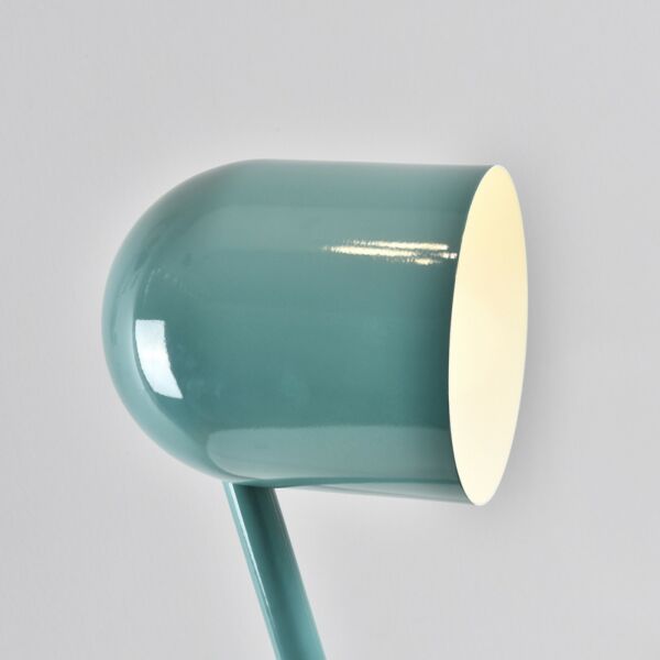 اباجورة نون اخضر قاعدة خشبي