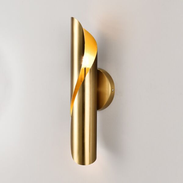 إضاءة جدارية مودرن ذهبي بتصميم راقي الين