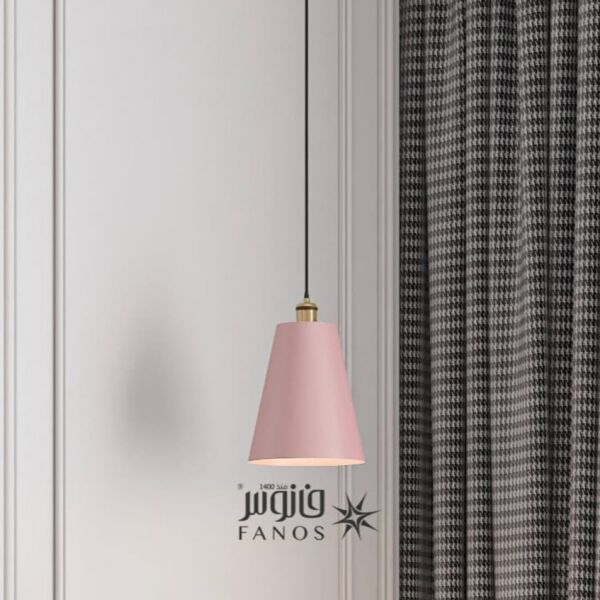 انارة معلقة قمع - زهري