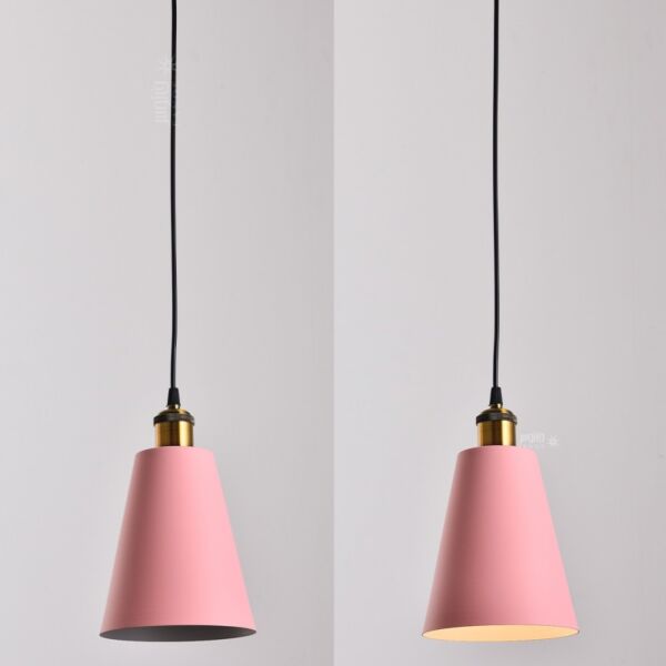 انارة معلقة قمع - زهري