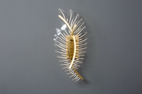 إضاءة جدارية ذهبي