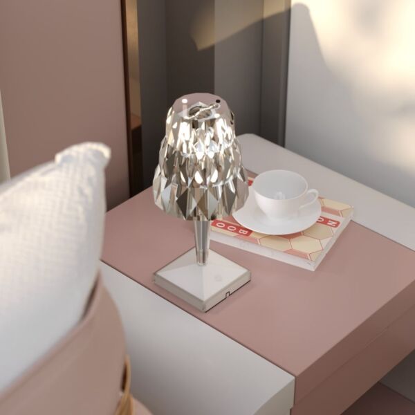 ابجورة طاولة شحن كريستال