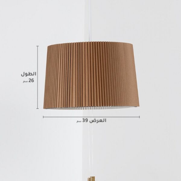 إنارة معلقة متعددة الاشكال باللون البني