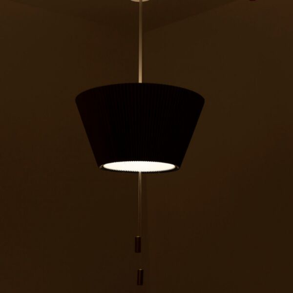 إنارة معلقة متعددة الاشكال باللون البني