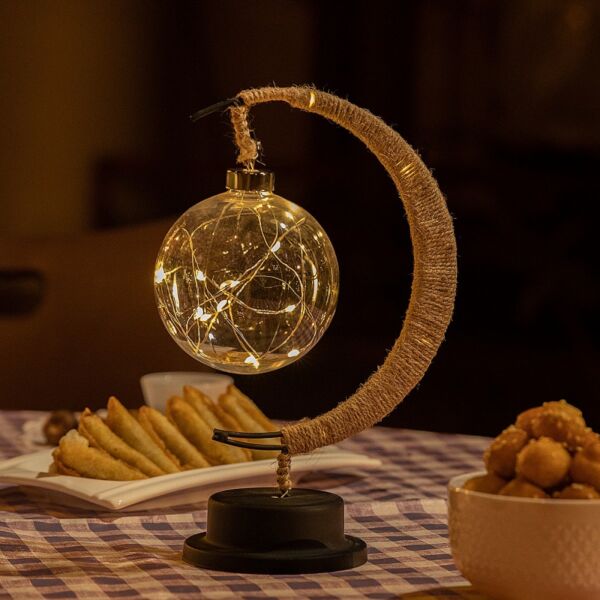 ابجورة طاولة هلال تعمل بالبطارية