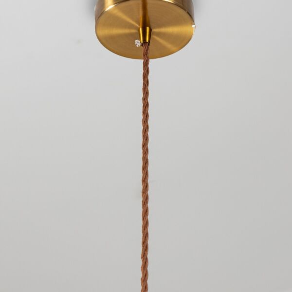 إنارة معلقة راقية بيضاوية بحبل زينة بيلين