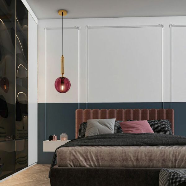 إنارة معلقة كولينا احمر