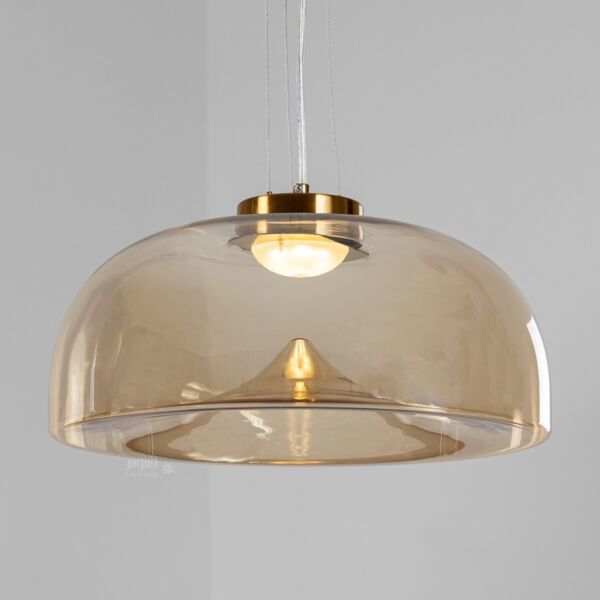 إنارة معلقة دائريه ليد راقية 5 واط قطر 35 سم عسلي