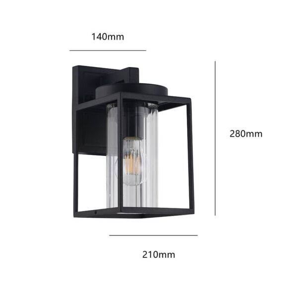 إضاءة جدارية خارجية أسطواني