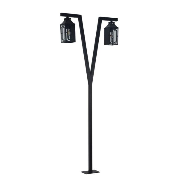 فانوس انارة خارجية عمود ثنائي