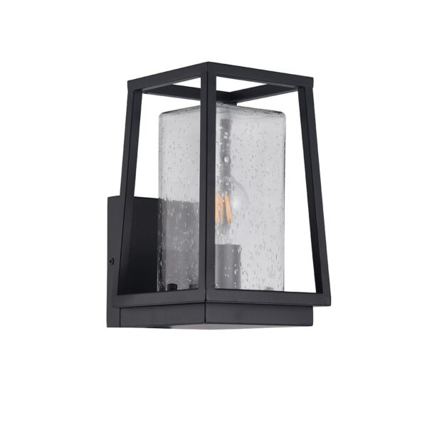 إضاءة جدارية خارجية مستطيل نقط - أسود