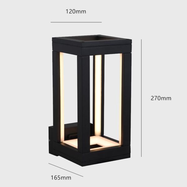 إضاءة جدارية خارجية ليد مستطيل