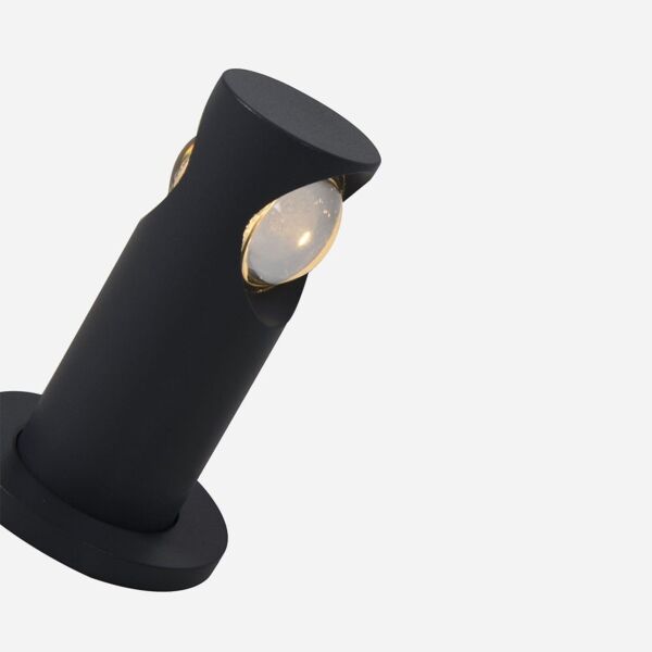 انارة معلقة حائط خارجية اسطوانية باتجاهين - رمادي